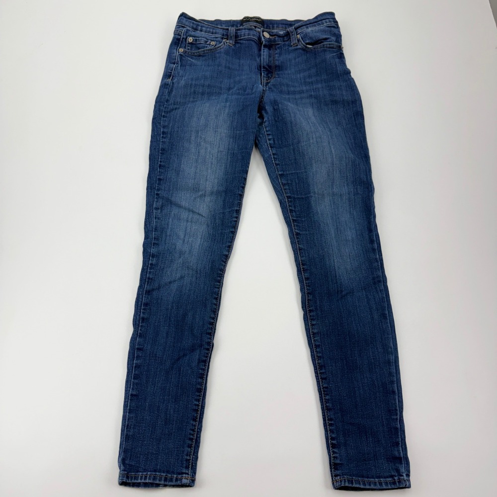 Banana Republic Skinny Fit Jeans 28/6 Medium Wash Blue Stretch Denim 245501-00